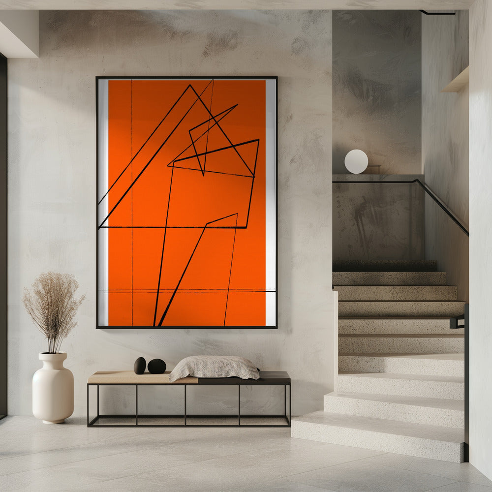 Angular Lines Poster